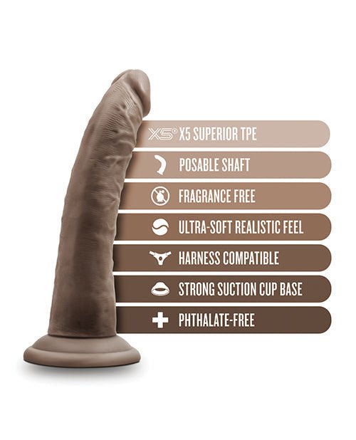 Dr. Skin Plus - 5 Inch Posable Dildo - Vanilla