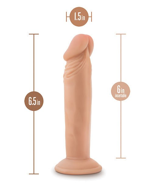 Dr. Skin Plus - 5 Inch Posable Dildo - Vanilla