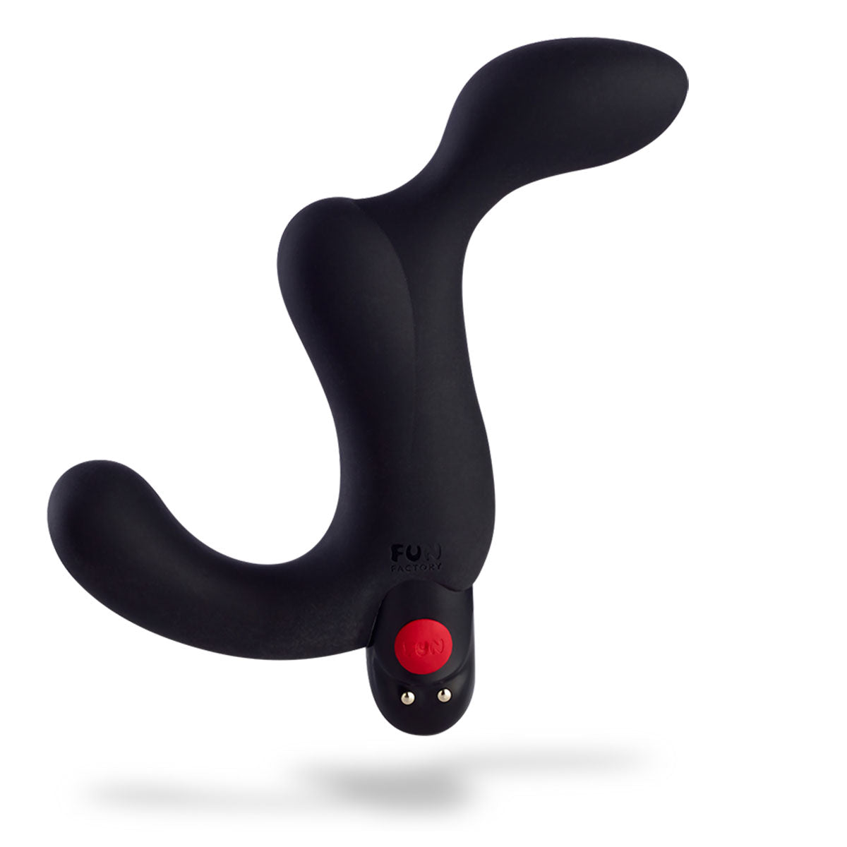 Duke Click n' Charge Silicone Anal Vibrator - Black
