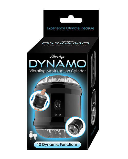 Dynamo Vibrating Masturbator Black