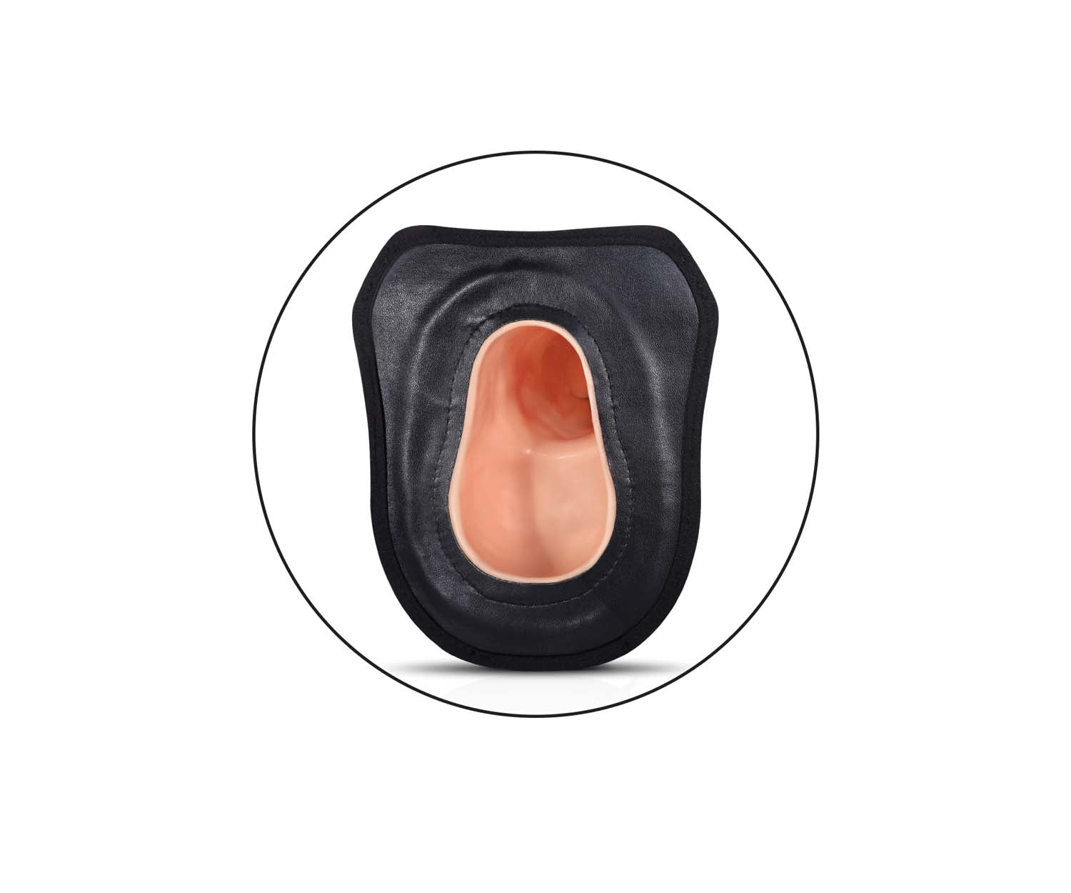 Erection Assistant 8.5 in. Dildo with Hollow Strap-On - White