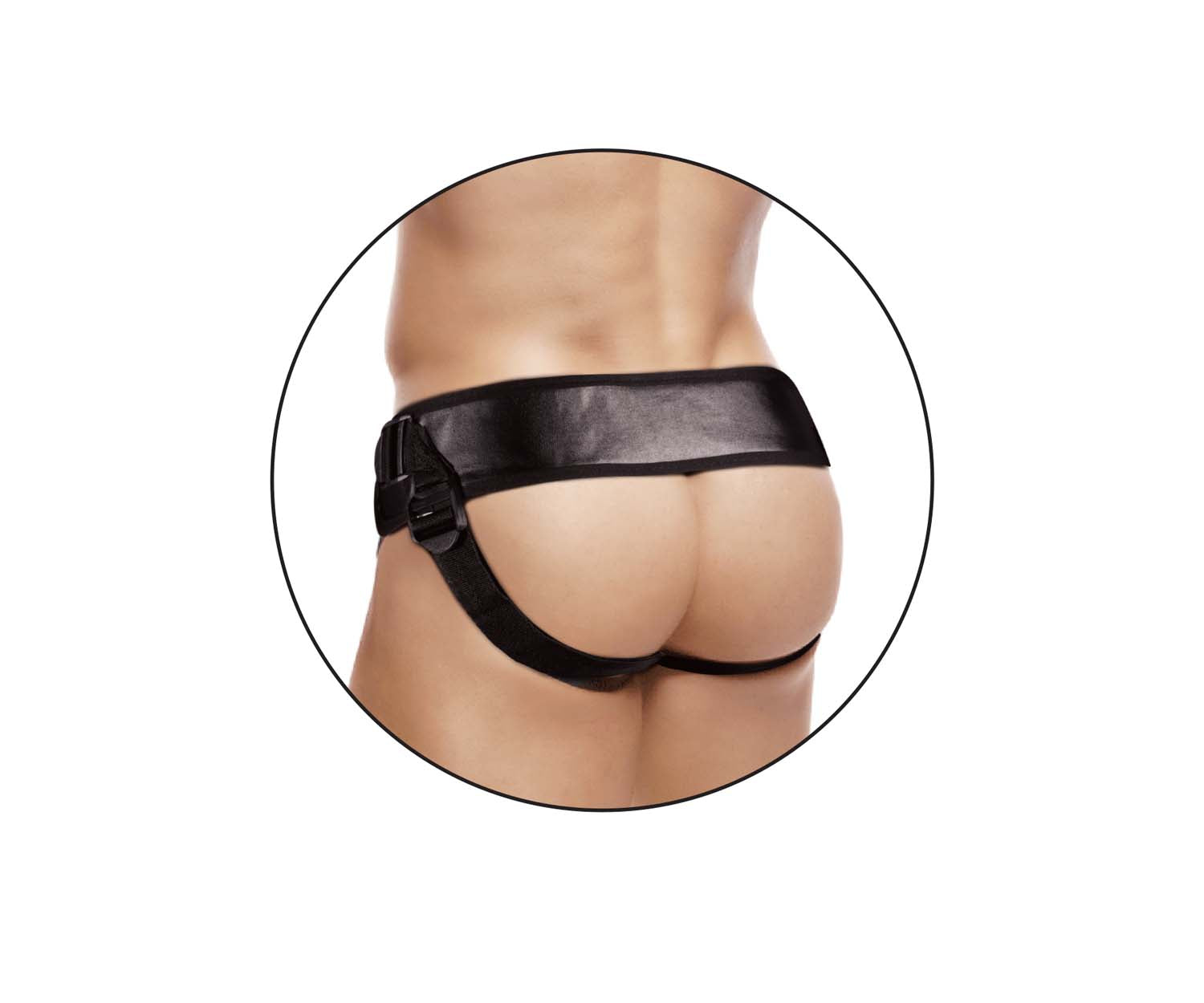 Erection Assistant 8.5 in. Dildo with Hollow Strap-On - White