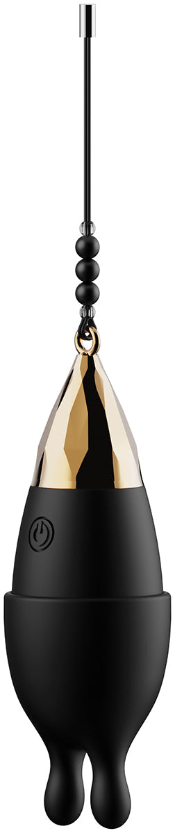 Evolved Egg Citement Rechargeable Bullet - Black/gold