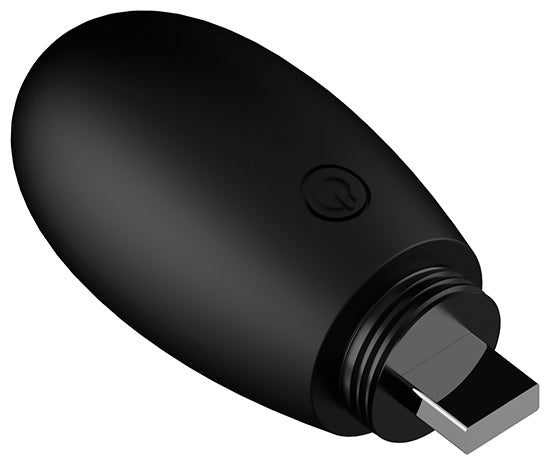 Evolved Egg Citement Rechargeable Bullet - Black/gold