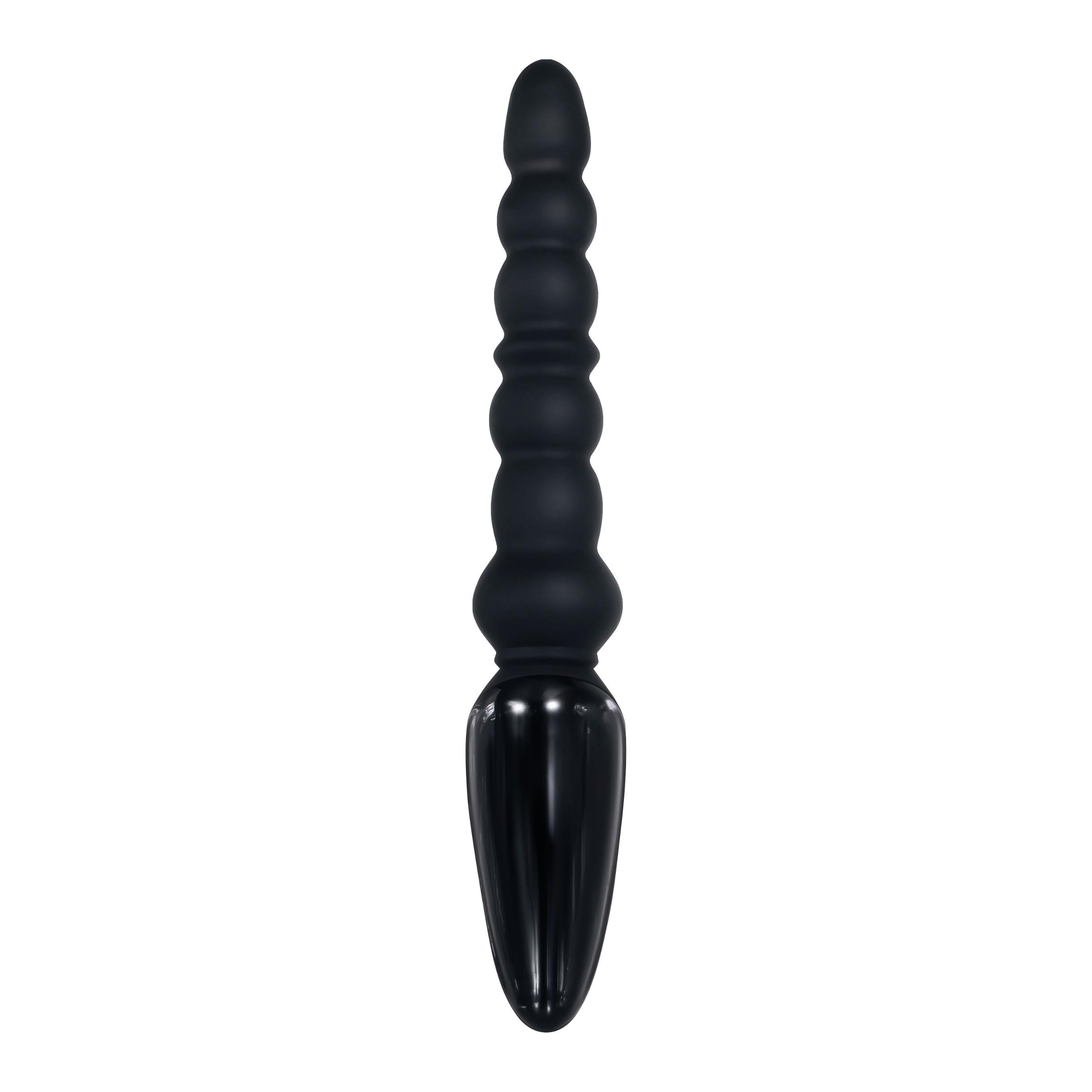 Evolved Magic Stick Beaded Vibrator - Black