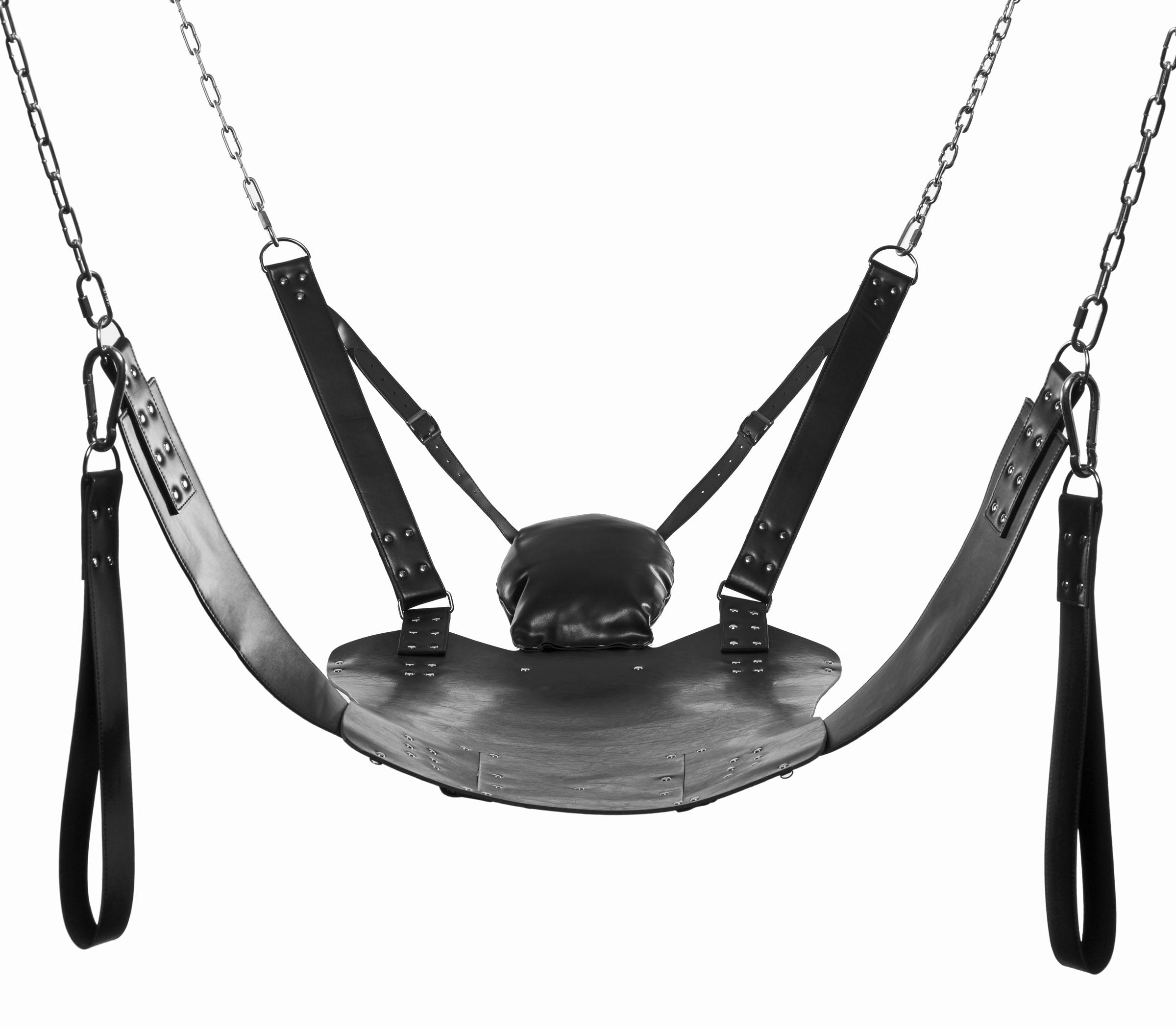 Extreme Bondage Sex Swing Sling in Leather by Strict