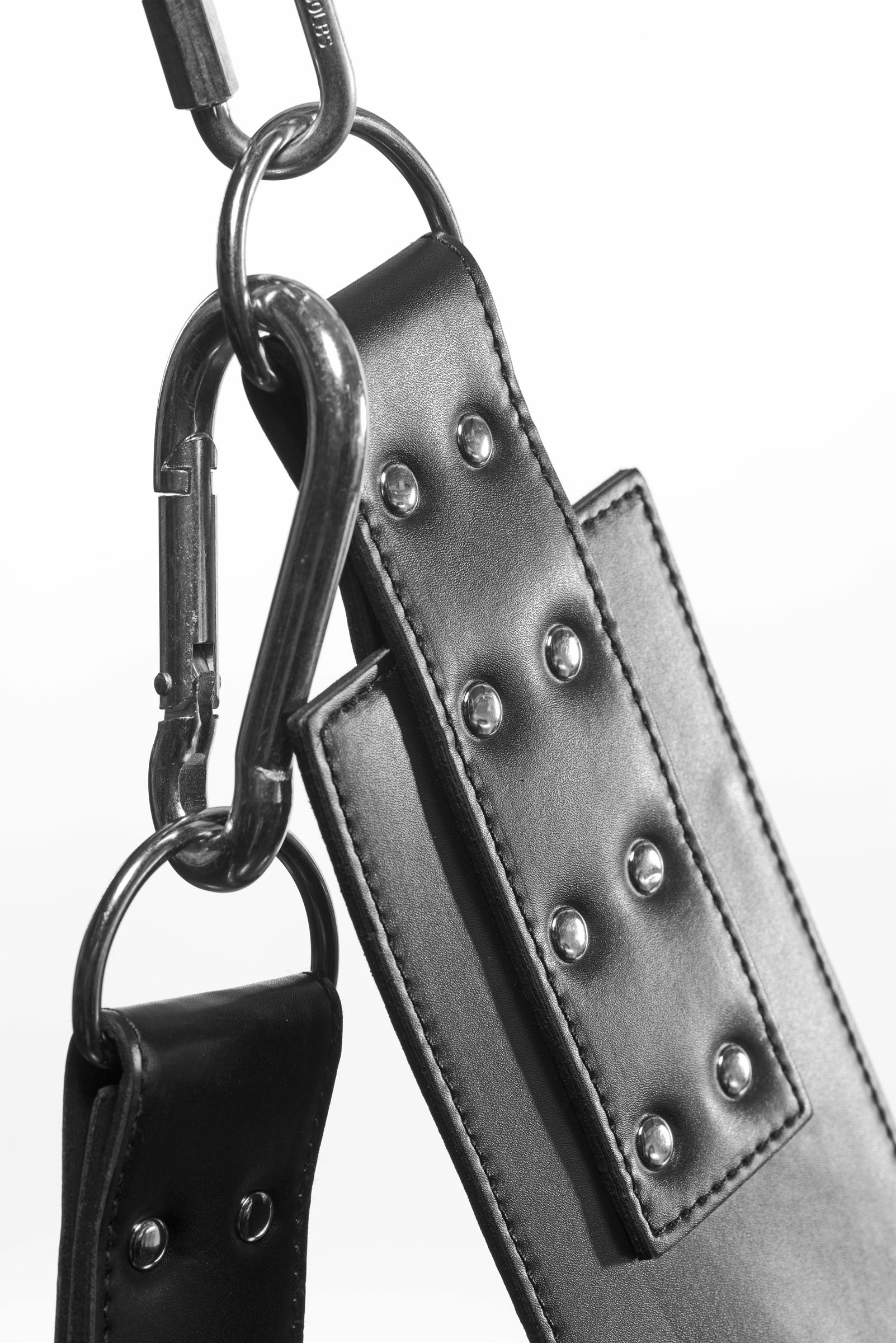 Extreme Bondage Sex Swing Sling in Leather by Strict