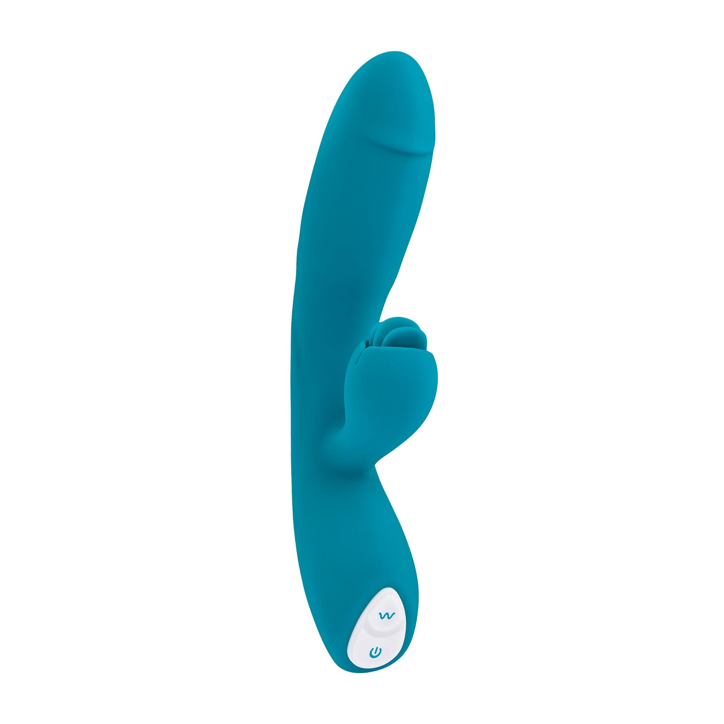 Fierce Flicker - Teal Dual Stimulator by Evolved