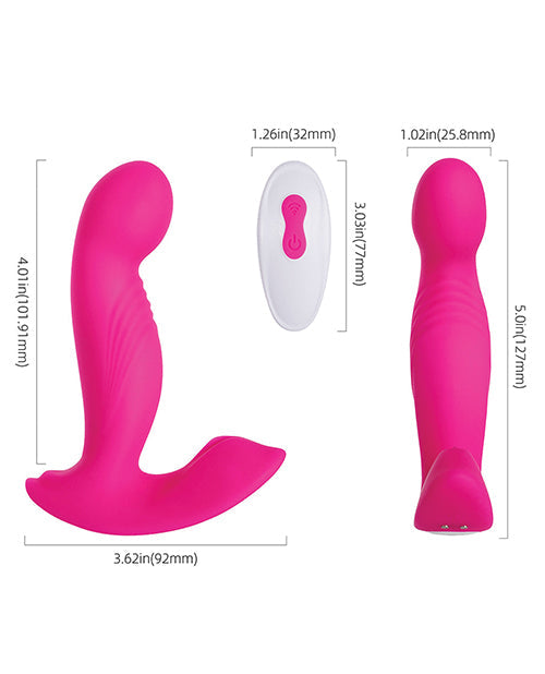 First Timer G-Spot Vibrator with Clitoral Stimulator by Crave