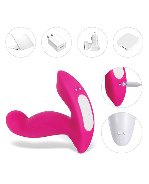 First Timer G-Spot Vibrator with Clitoral Stimulator by Crave