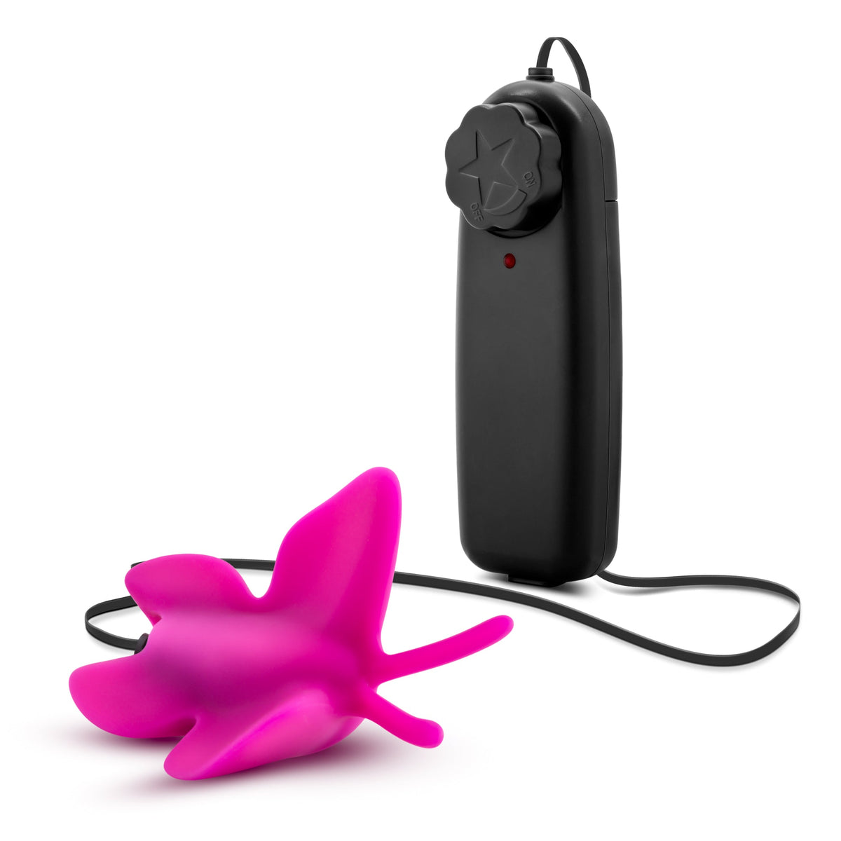 Fluttering Sensations Butterfly Bullet Vibrator - Fuschia