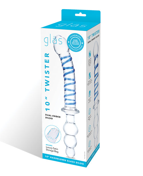 Glas 10 Twister Dual-ended Dildo