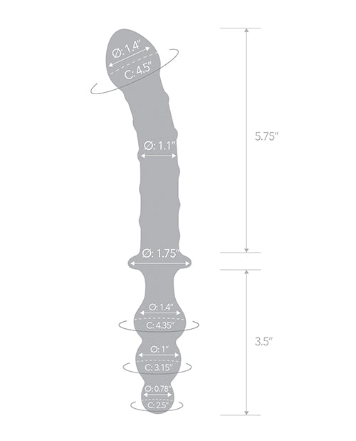 Glas 10 Twister Dual-ended Dildo