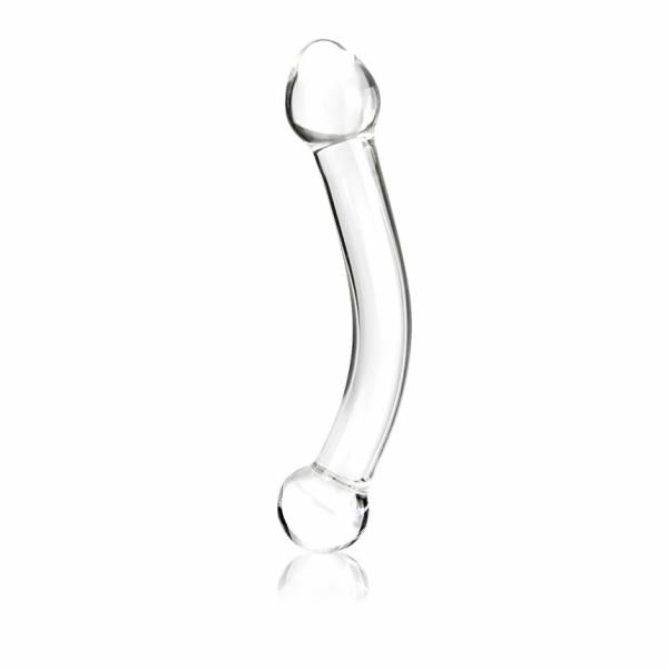 Glas 7" Curved Glass G Spot Stimulator - Clear