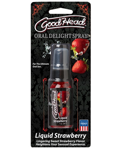 Good Head Oral Delight Spray 1 Oz - Liquid Liquid Strawberry