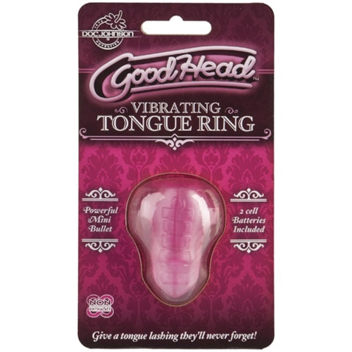 Goodhead Vibrating Tongue Ring - Pink