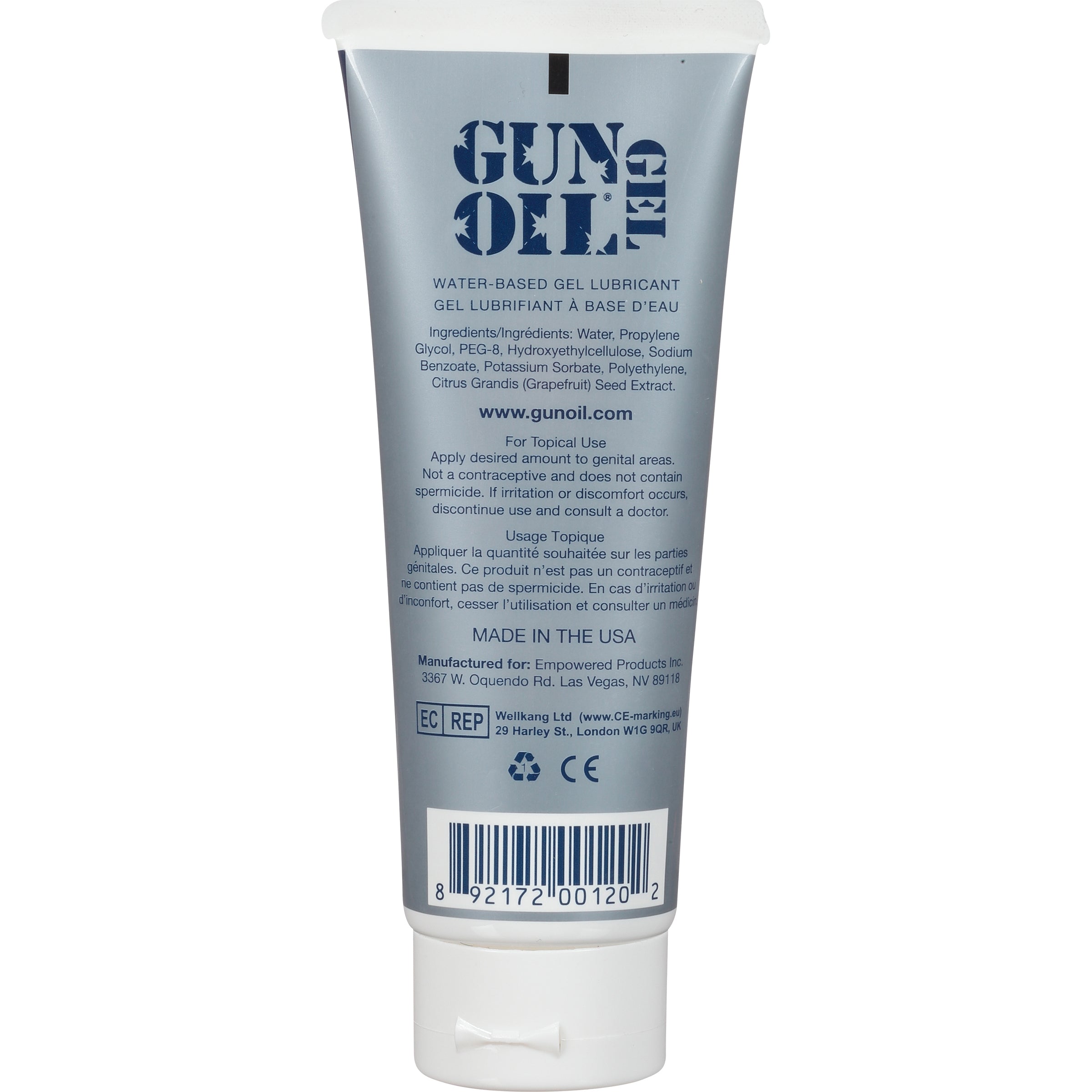 Gun Oil H20 Gel - 3.3 Oz. Tube