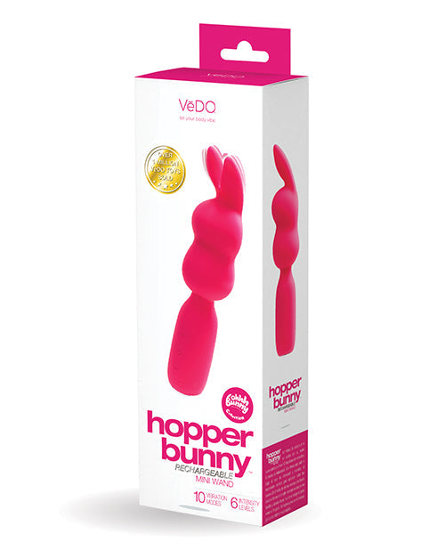 Hopper Bunny Rechargeable Mini Wand - Pretty in Pink