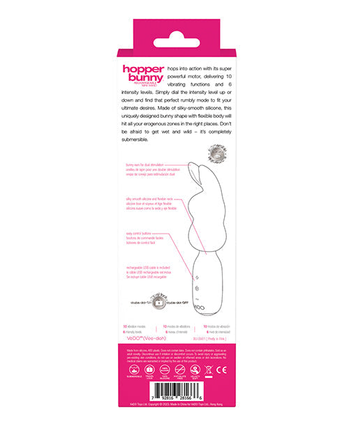 Hopper Bunny Rechargeable Mini Wand - Pretty in Pink