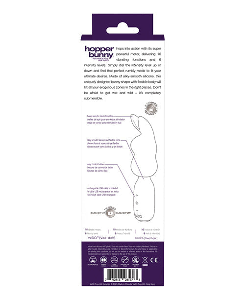 Hopper Bunny Rechargeable Mini Wand - Pretty in Pink