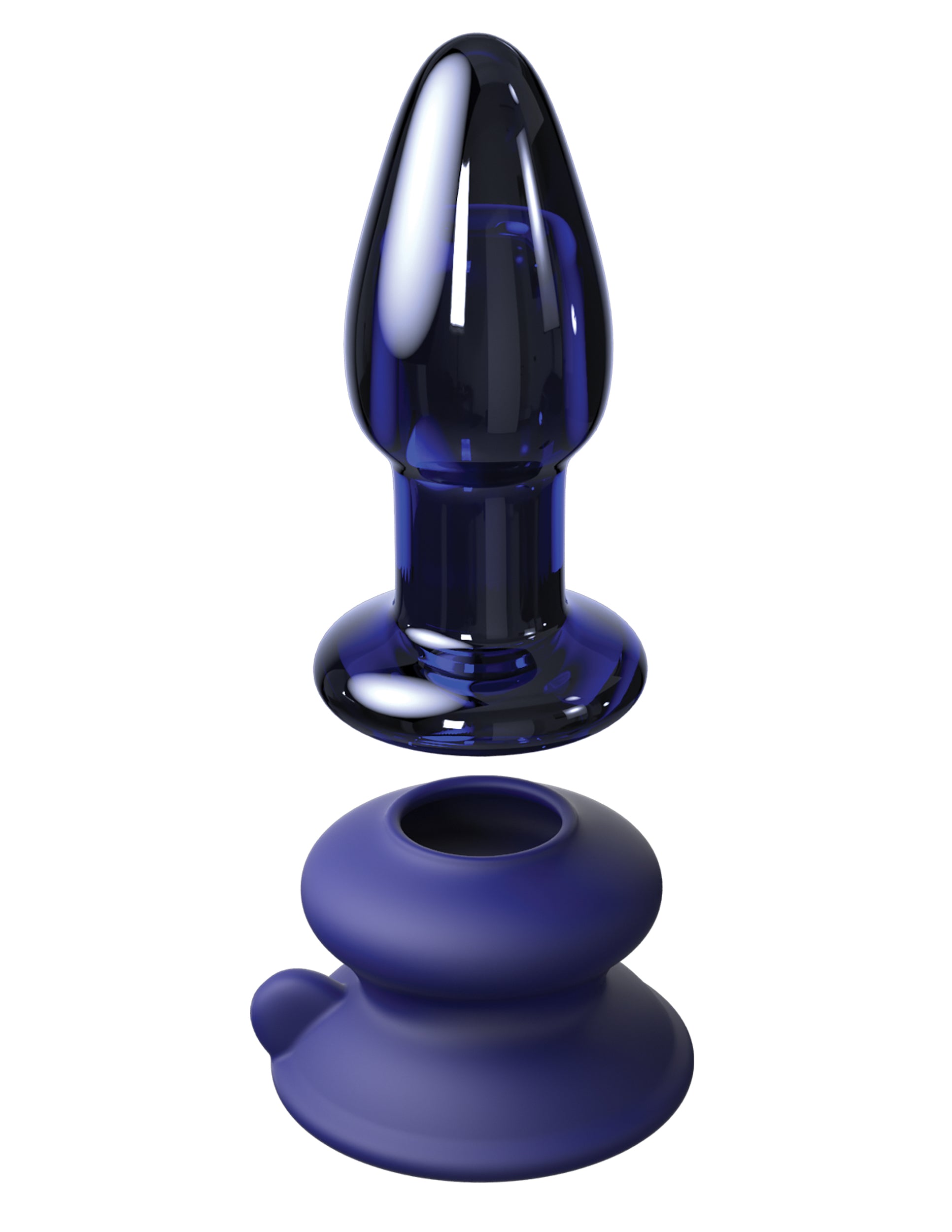 Icicles #85 Multi-functional Vibrating Glass Butt Plug