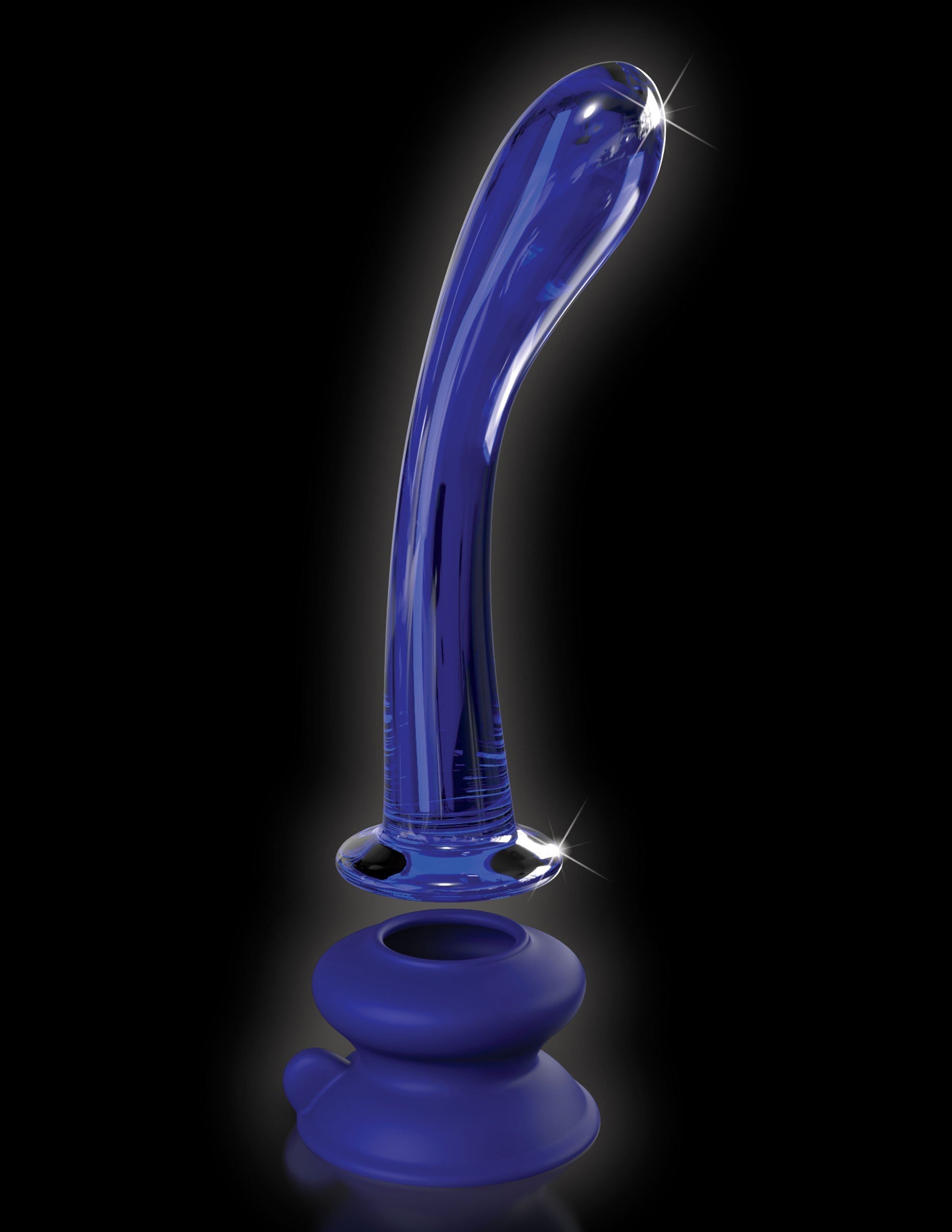 Icicles No. 89 - With Silicone Suction Cup - Purple
