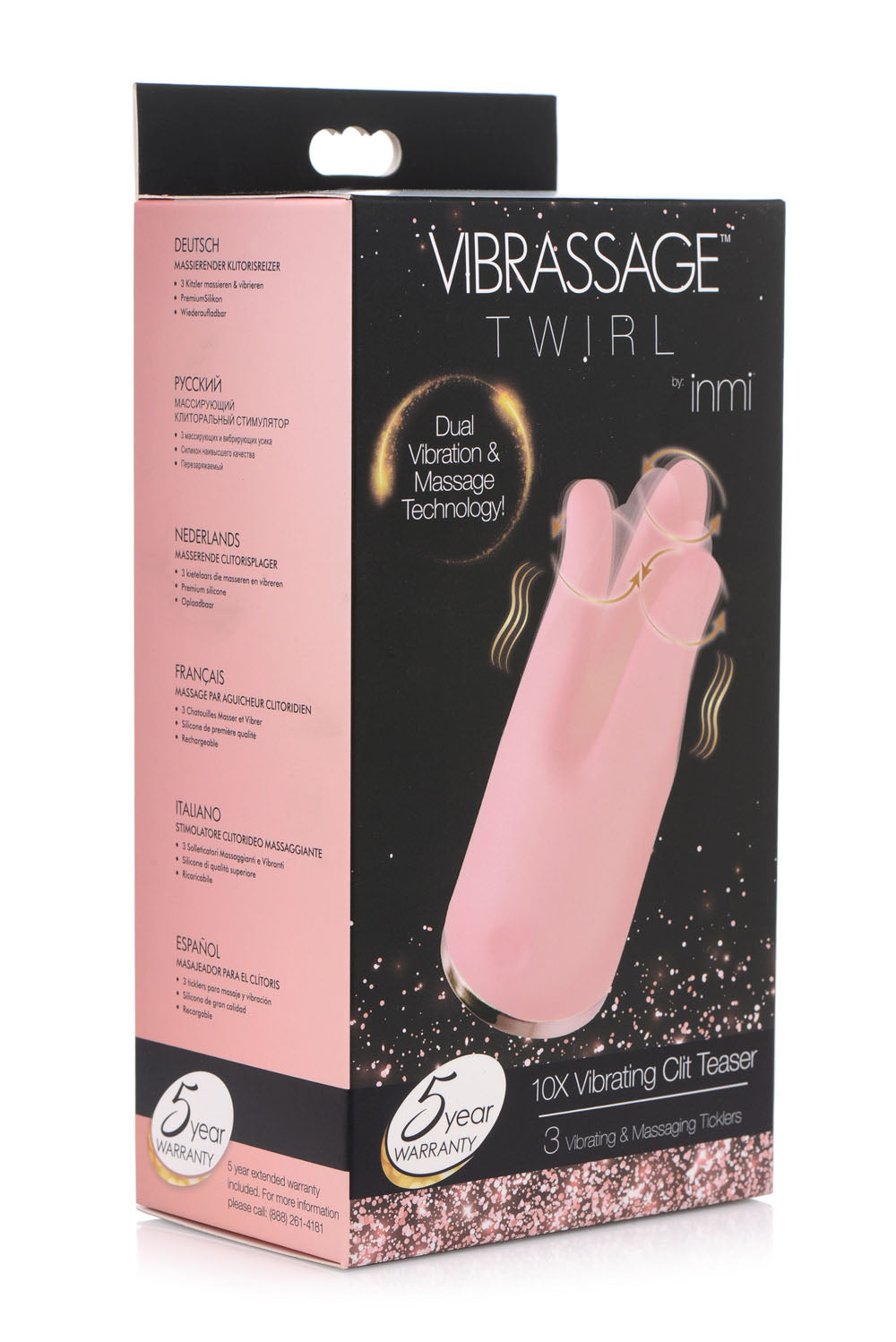 Inmi Vibrassage Twirl 10x Vibrating Clit Teaser