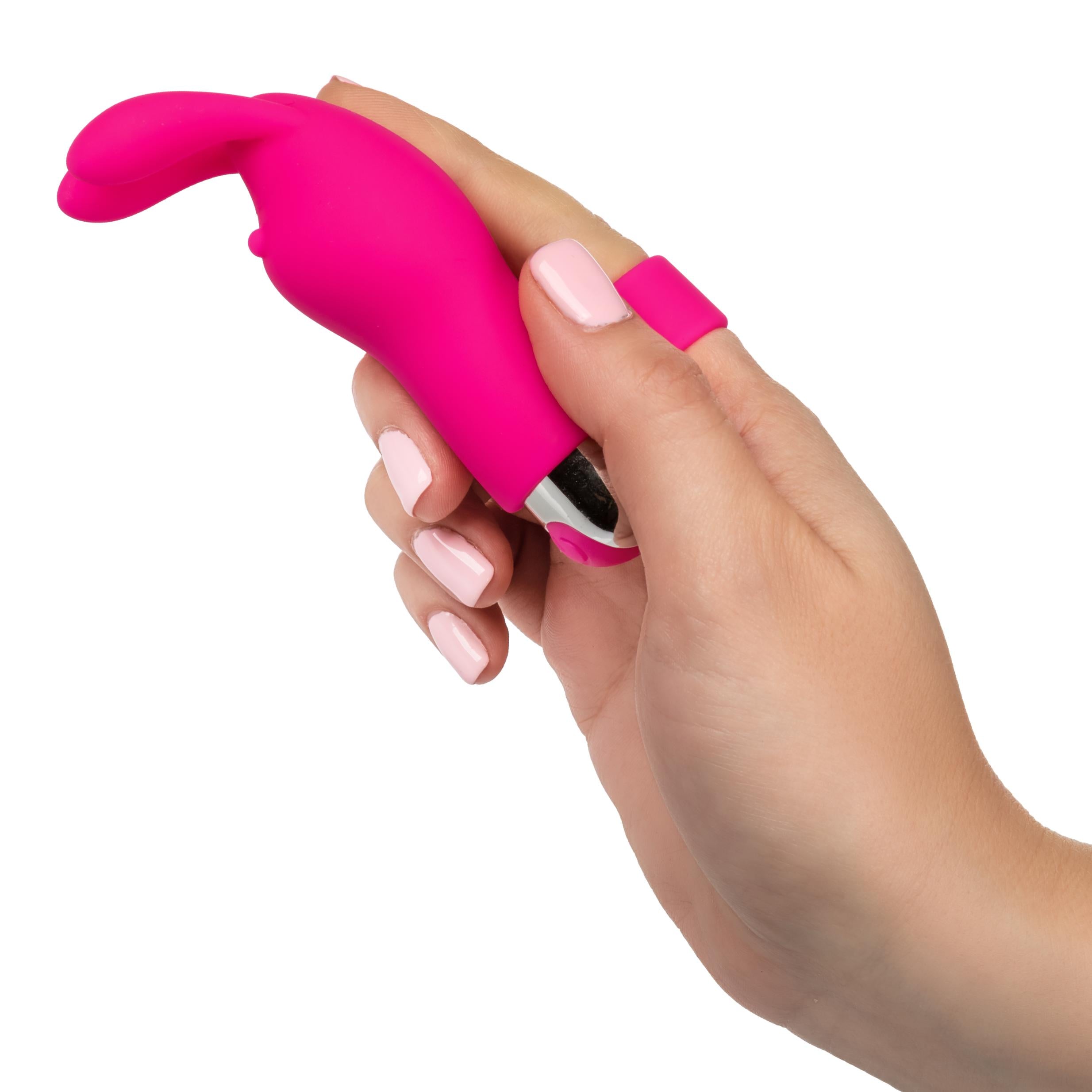 Intimate Play Rechargeable Finger Bunny Vibrator - Pink Bunny