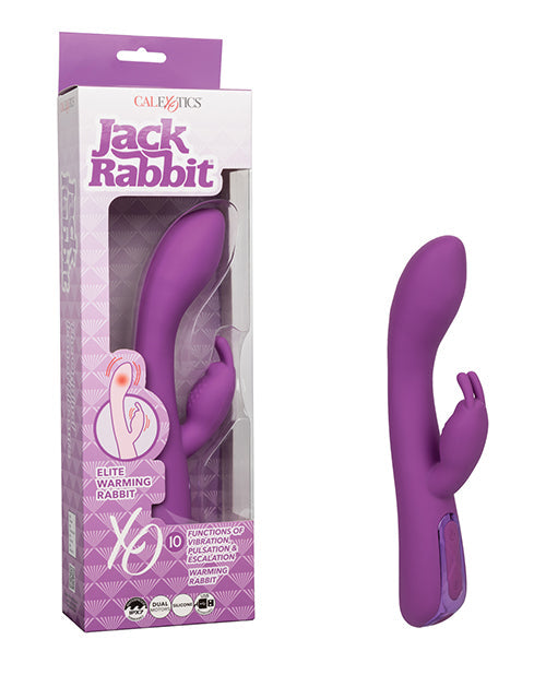Jack Rabbit Vibrator Elite Warming Rabbit Vibrator - Purple