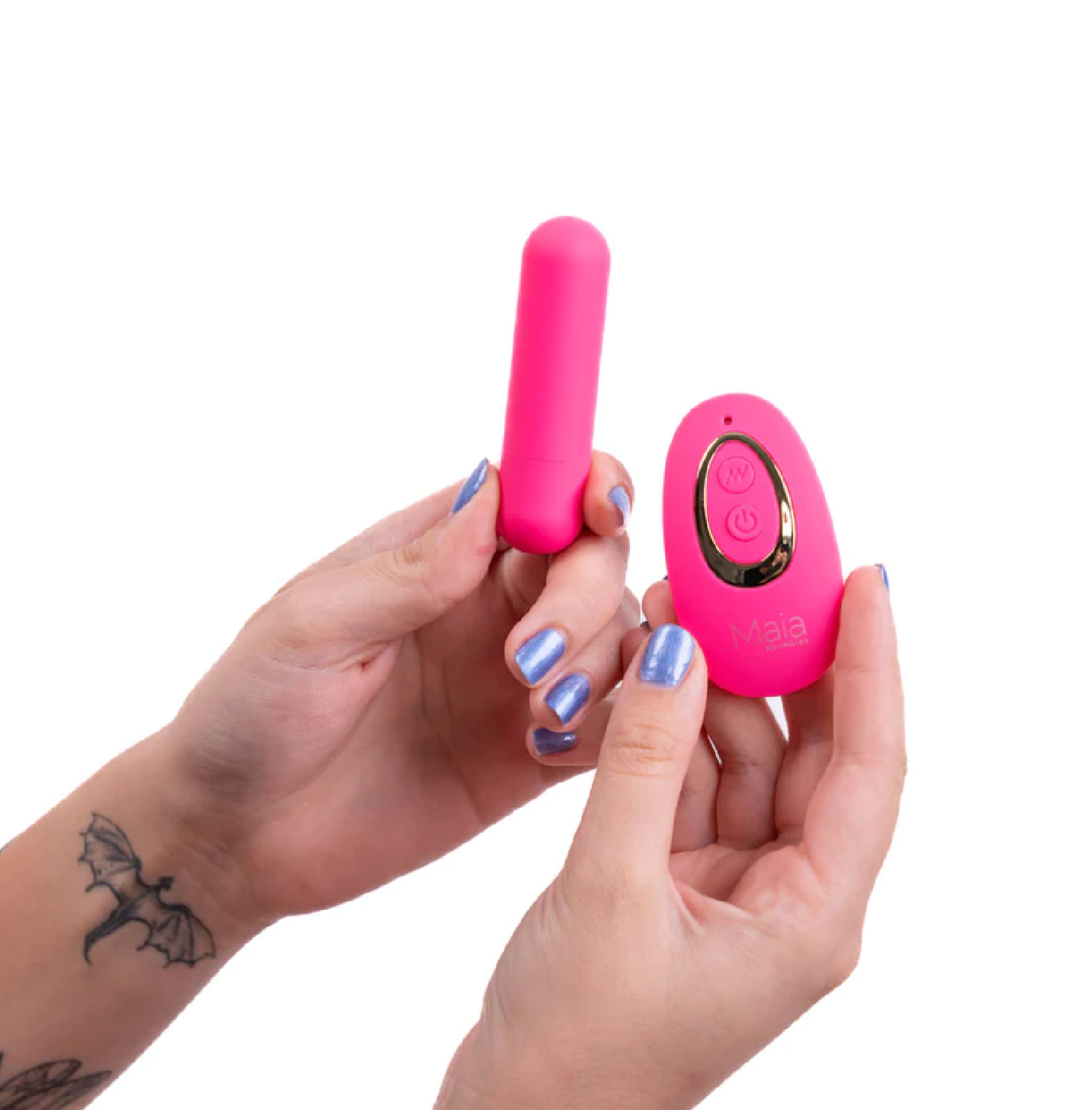 Jessi Pink Remote Mini Bullet Vibrator - Maia Toys
