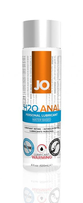Jo Anal H2o Warming Lubricant 4 Oz