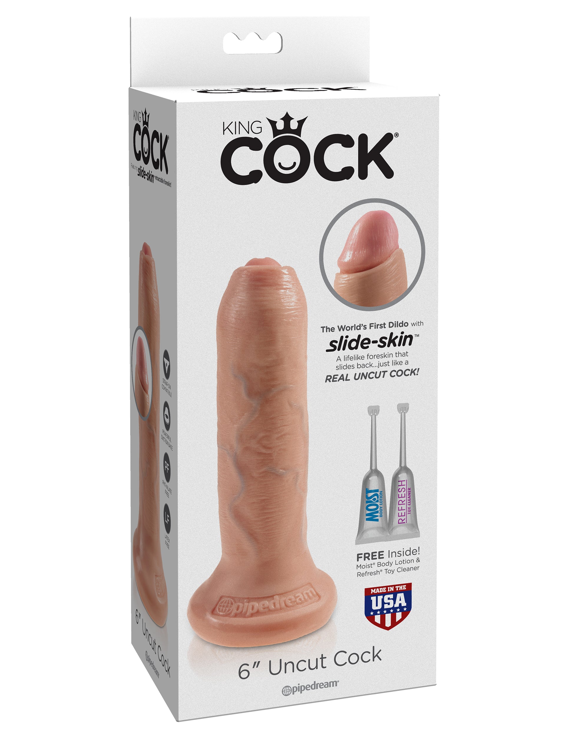 King Cock 6" Uncut Light