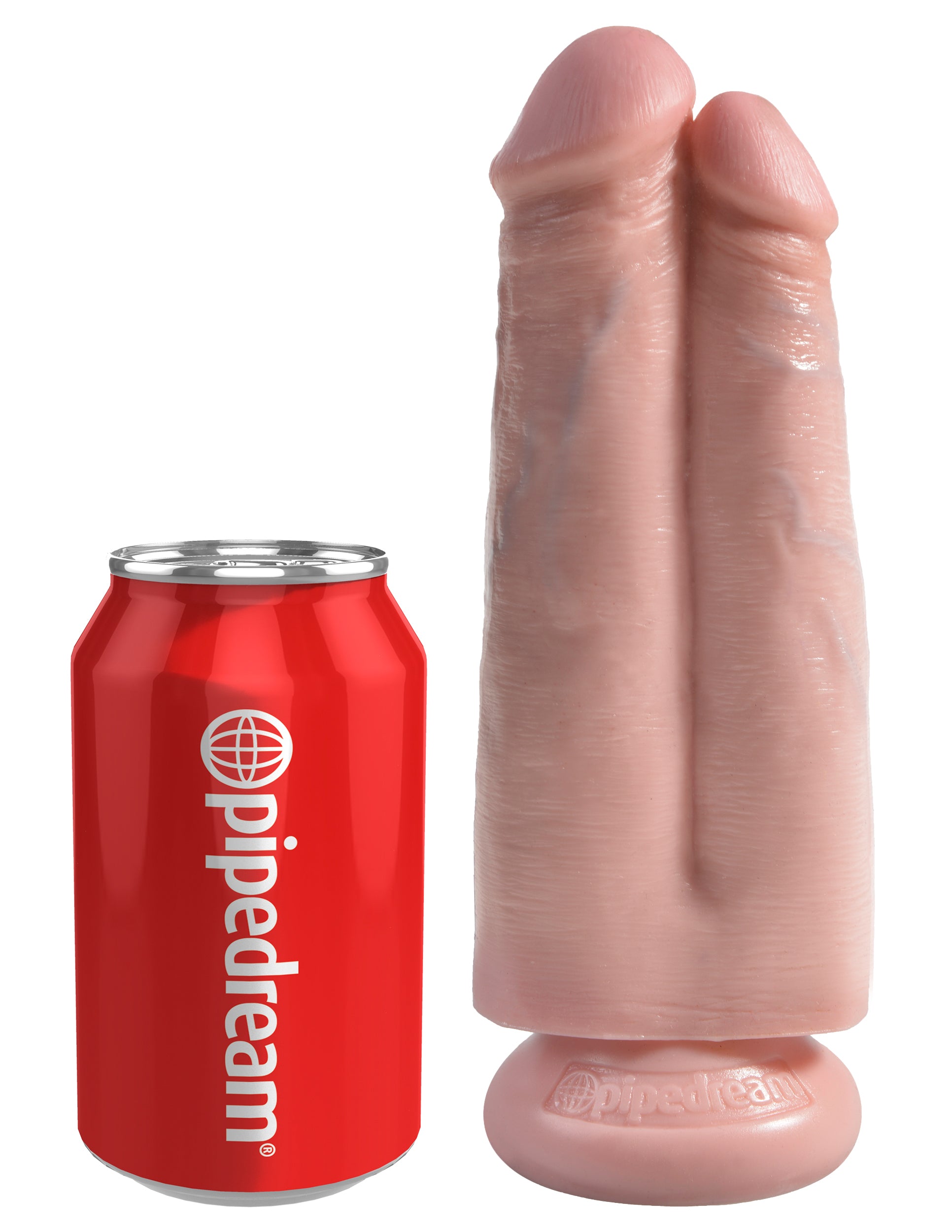 King Cock 7" Two Cocks One Hole Light