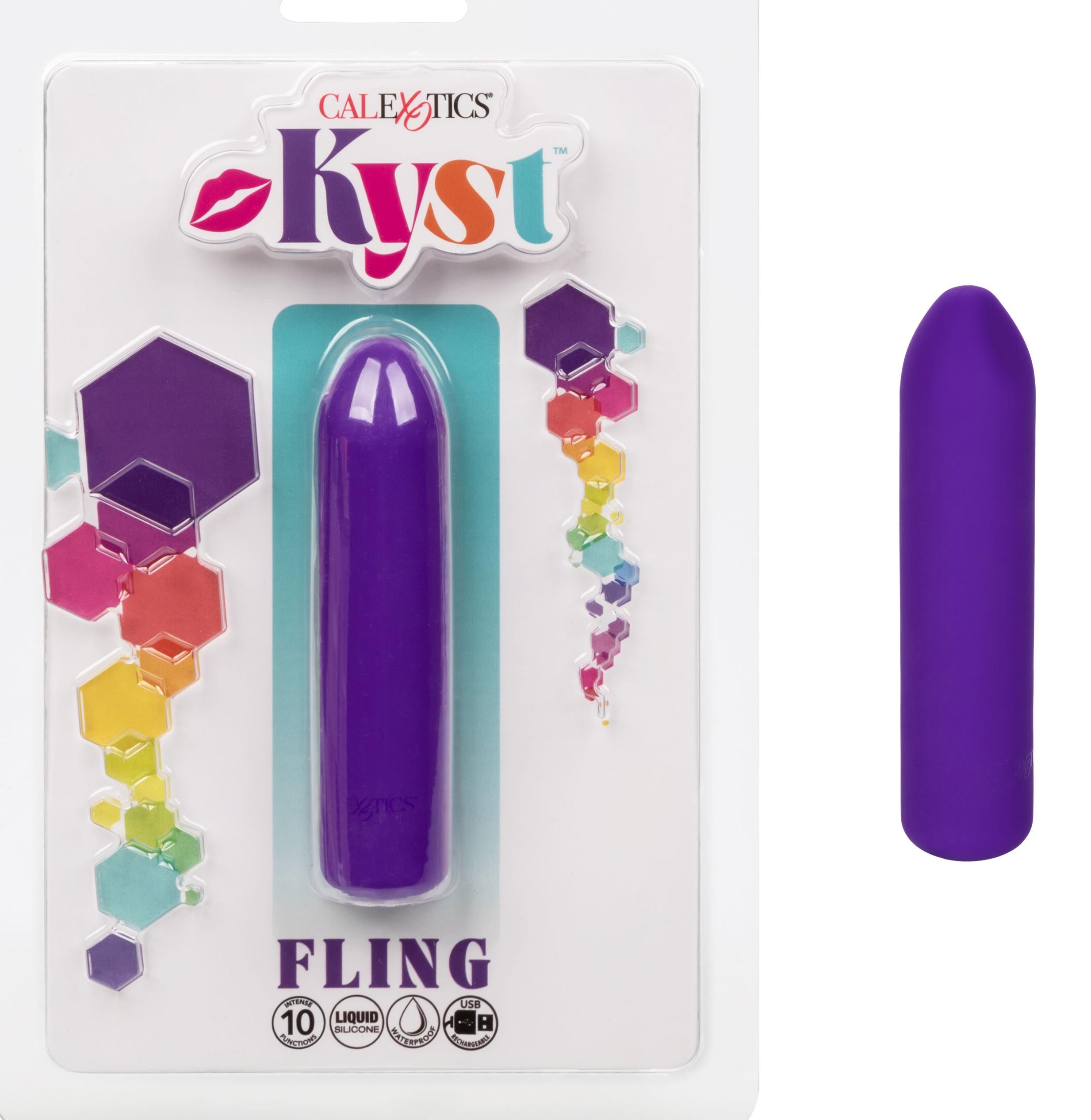 Kyst Fling Mini Massager - Ultimate Pleasure Purple