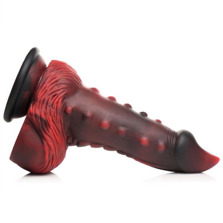 Lava Demon Thick Nubbed Fantasy Dildo by Creature Cocks