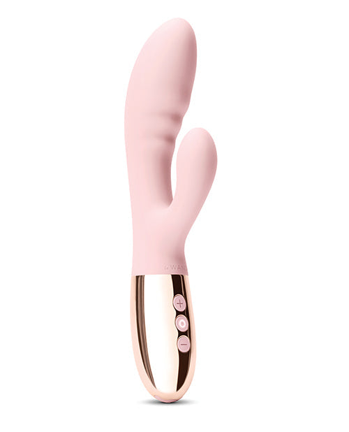 Le Wand Blend Double Motor Rabbit Rechargeable Vibrator Rose Gold