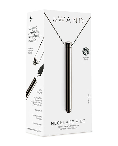 Le Wand Vibrating Necklace Black