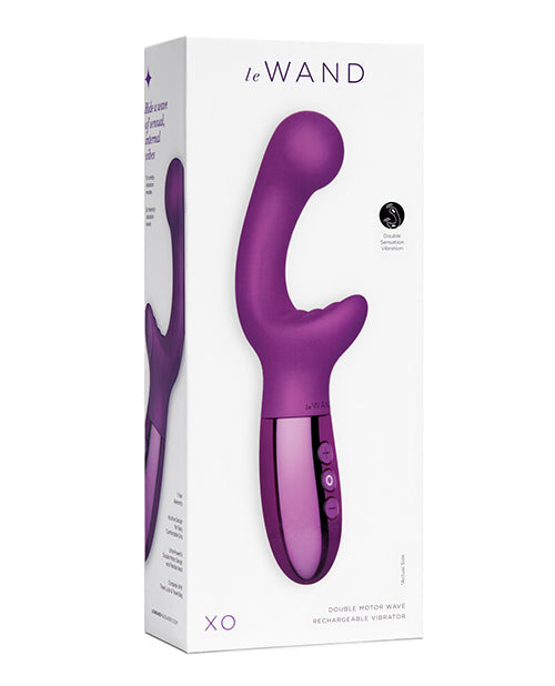 Le Wand XO Dual Stimulator - Cotr Cherry