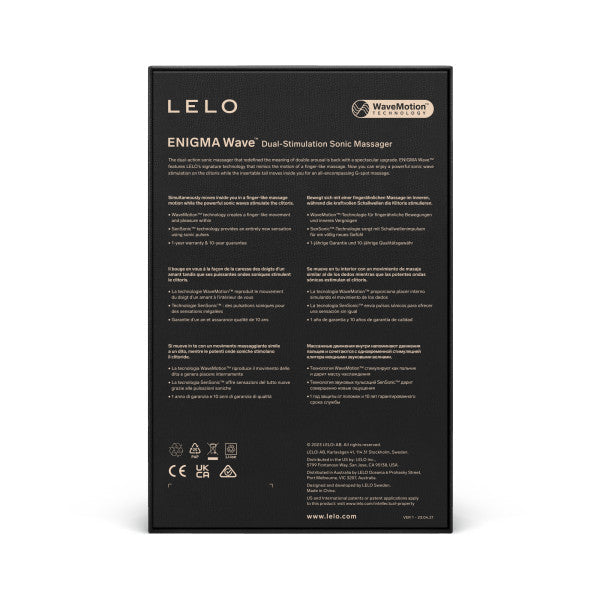 LELO Enigma Wave Black - Ultimate G-Spot Vibrator