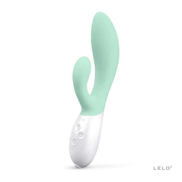 LELO Ina 3 - Coral Red Rabbit Vibrator Seaweed