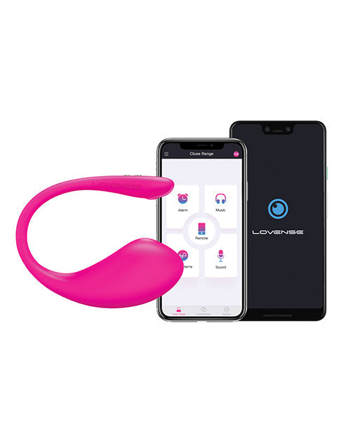 LOVENSE Lush 3.0 Sound Activated Camming Vibrator - Pink