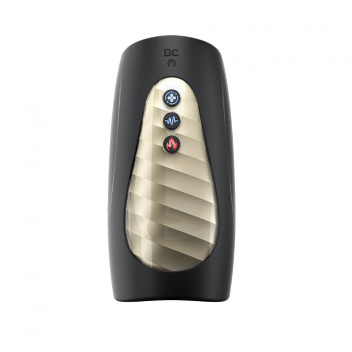 Man Wand Pump One Masturbator- Black