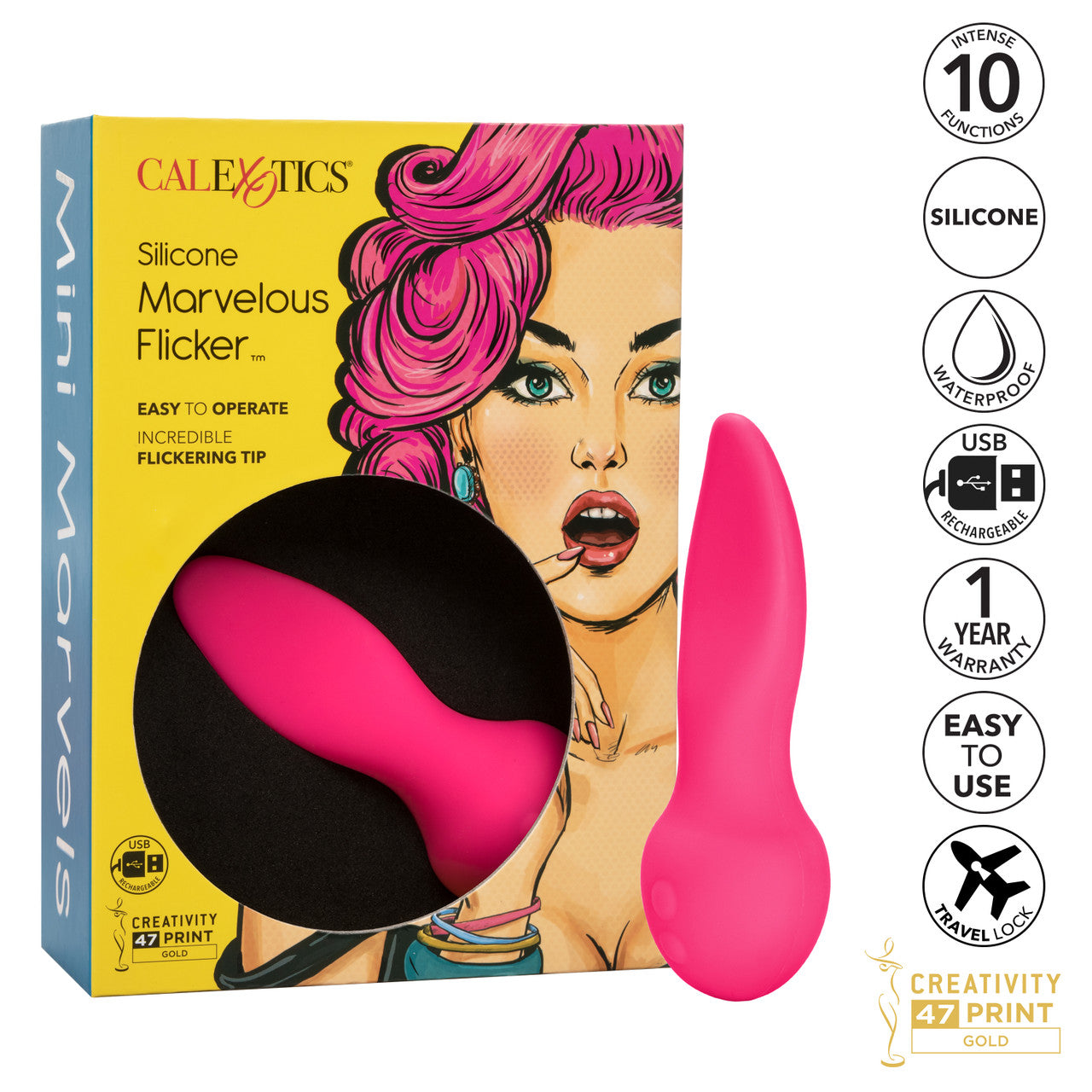 Marvelous Flicker Tongue Vibrator - CalExotics