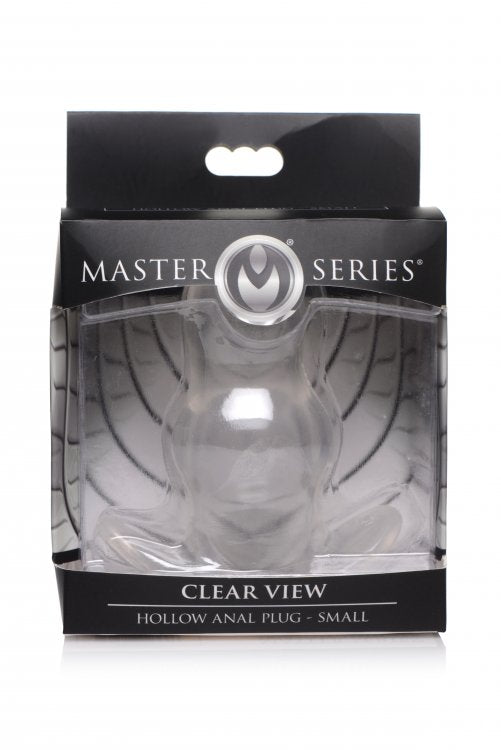 Master Series Clear View Hollow Anal Plug