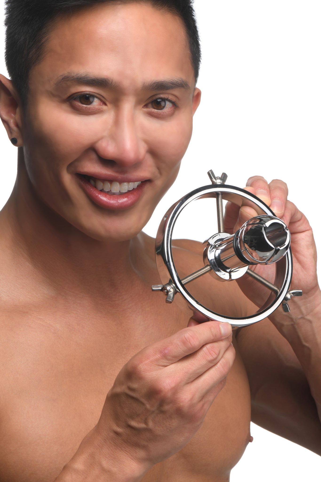Master Series Forced Spread Stainless Steel Anal Explorer