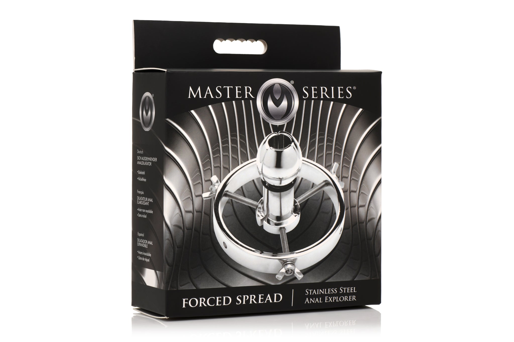Master Series Forced Spread Stainless Steel Anal Explorer