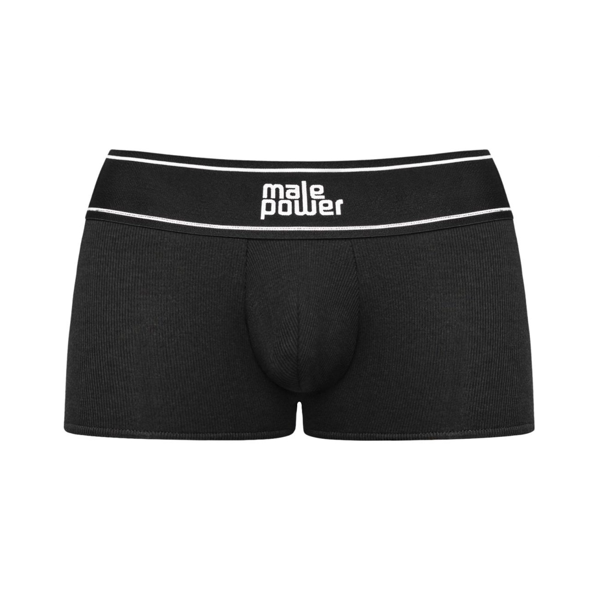 Modal Rib Pouch Short - Black X-Large
