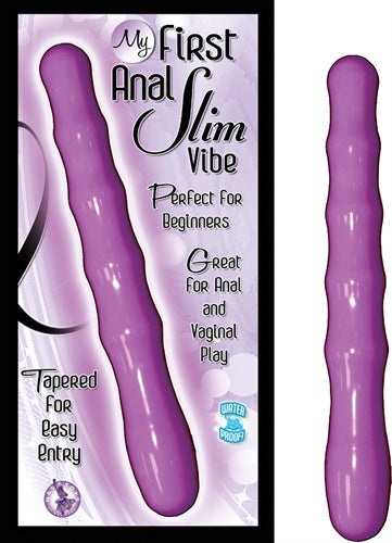 My First Anal Slim Vibrator - Purple Purple