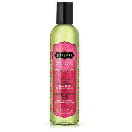 Naturals Massage Oil - 8 Fl Oz Strawberry Divine