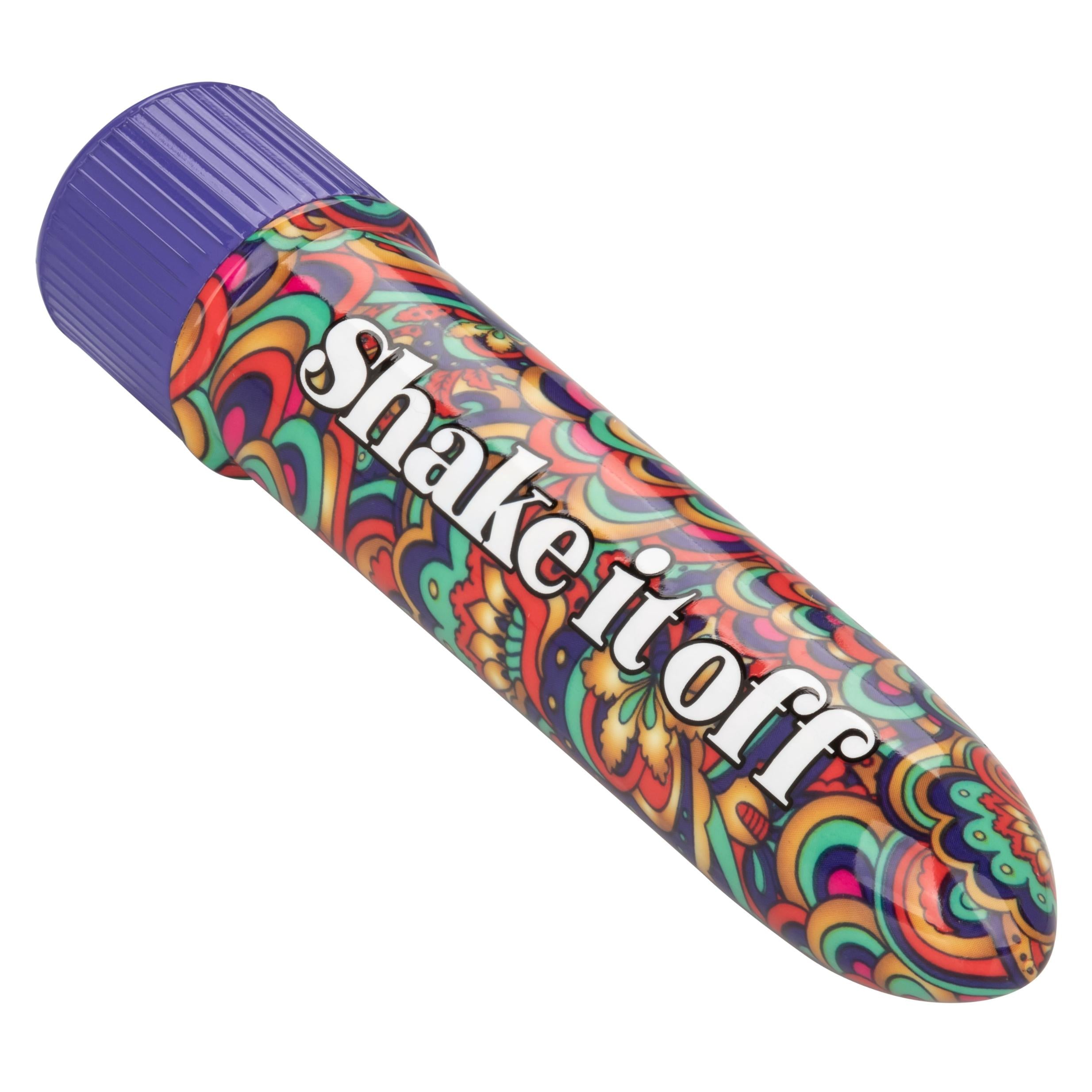 Naughty Bits Shake It Off Powerful Mini Vibrator - Multi Color